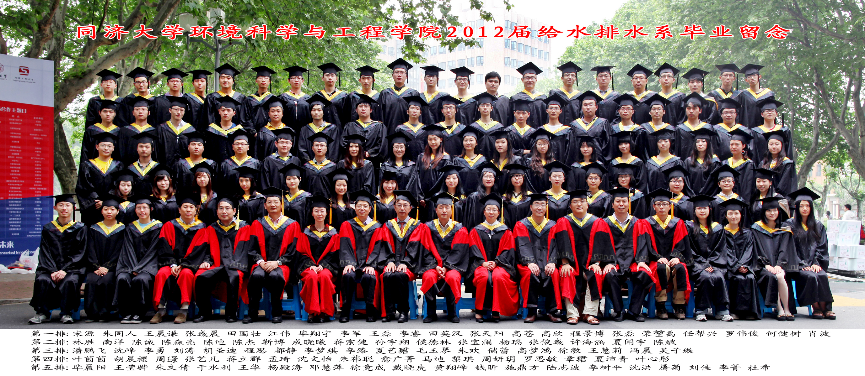 2012届给水排水毕业生合影