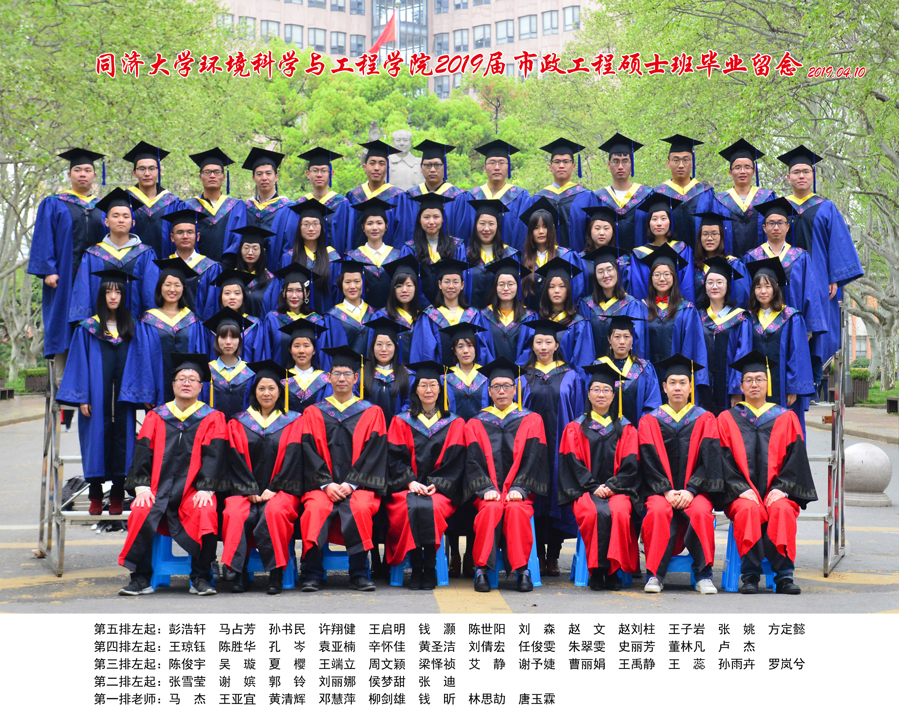 2019届市政硕士毕业生